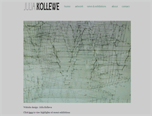 Tablet Screenshot of juliakollewe.com